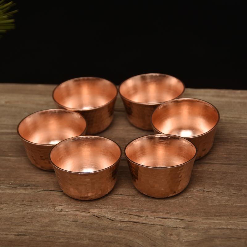 コップ マグカップ タンブラー 銅製 銅 手作り 厚手 真鍮 赤銅 おしゃれ 個性的 小容量 ビール用 水用 ..