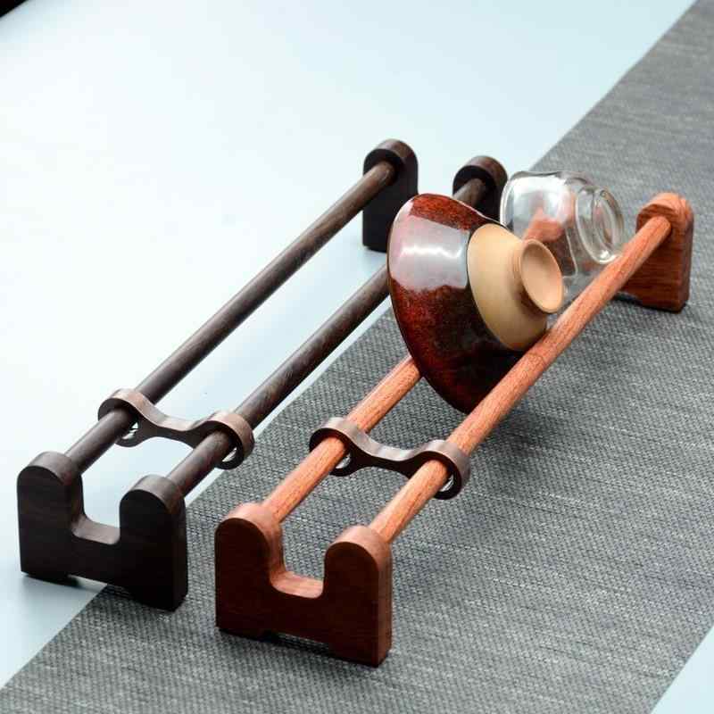 茶器ラック 木製 卓上 スタンド型 収納 ディスプレイ 木 耐久性 実用的 家庭用 オフィス 水切り 乾燥 ..