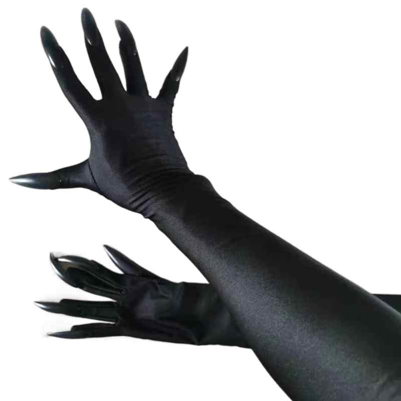 グローブ コスプレ 小物 手袋 衣装 ハロウィン ダンス ネイル 爪 小道具 ゴースト ホラー フィンガーフ..