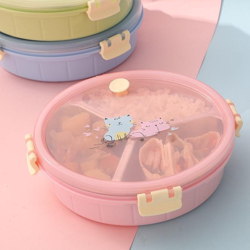 弁当箱 小学生 キッズ 304ステンレス 仕切り 三つ仕切り 断熱 暖かい 密閉 漏れ防...