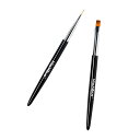 ネイルブラシセット 多機能 ジェルネイル アート用 競技 ライン グラデーション ぼかし 平筆 ラウンド筆 細筆 フレンチネイル セルフネイル ネイリスト ツー...