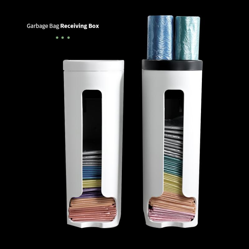 収納ボックス ゴミ袋 レジ袋 ポリ袋ストッカー キッチン 買い物袋 エコバッグ 壁掛け 家庭用 取り出しやすい 省スペース ホワイト ブラック