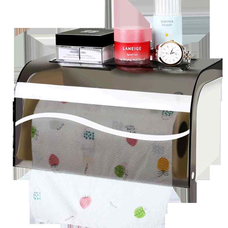 ペーパーホルダー 吸盤式 穴あけ不要 壁掛け ティッシュケース トイレットペーパーホルダー キッチン ..