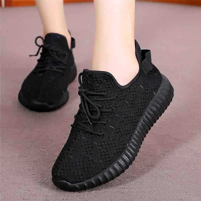 ウォーキングシューズ レディース ママ ソフトソール レースアップ 滑り止め 布製 軽量 スニーカー カジュアル 普段使い 春秋 ラウンドトゥ フラットヒール PUソール グレー ブラック レッド