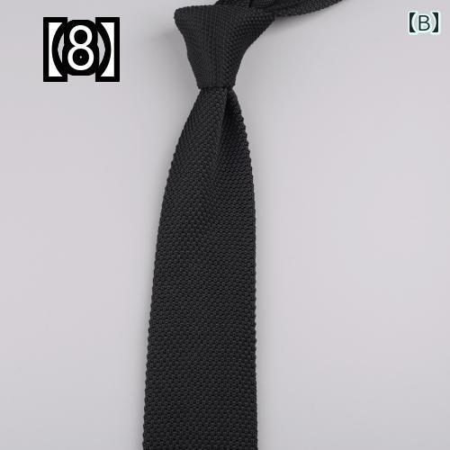 ネクタイ 紳士服 Necktie ビジネス スーツ用 首周り 装飾 メンズ ニット ネクタイ 先のとがったネクタイ