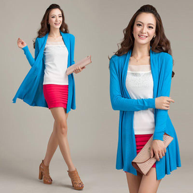 カーディガン レディース 女性用 春夏 ゆったり ルーズ UV対策 日焼け防止 透かし編み シアー ミドル丈..