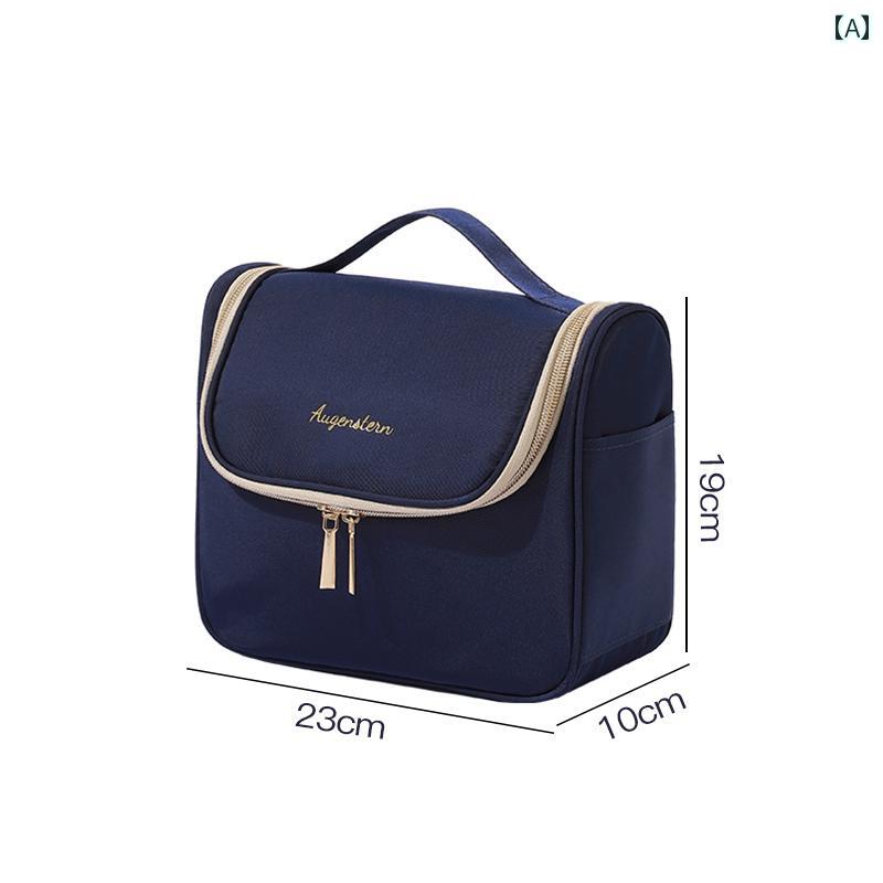 化粧ポーチ 男女兼用 大容量 旅行用 トラベルポーチ 携帯用 コスメ収納 出張用 洗面用品収納 小物入れ 仕切り 多機能 防水 PU 透明窓 キューブ型