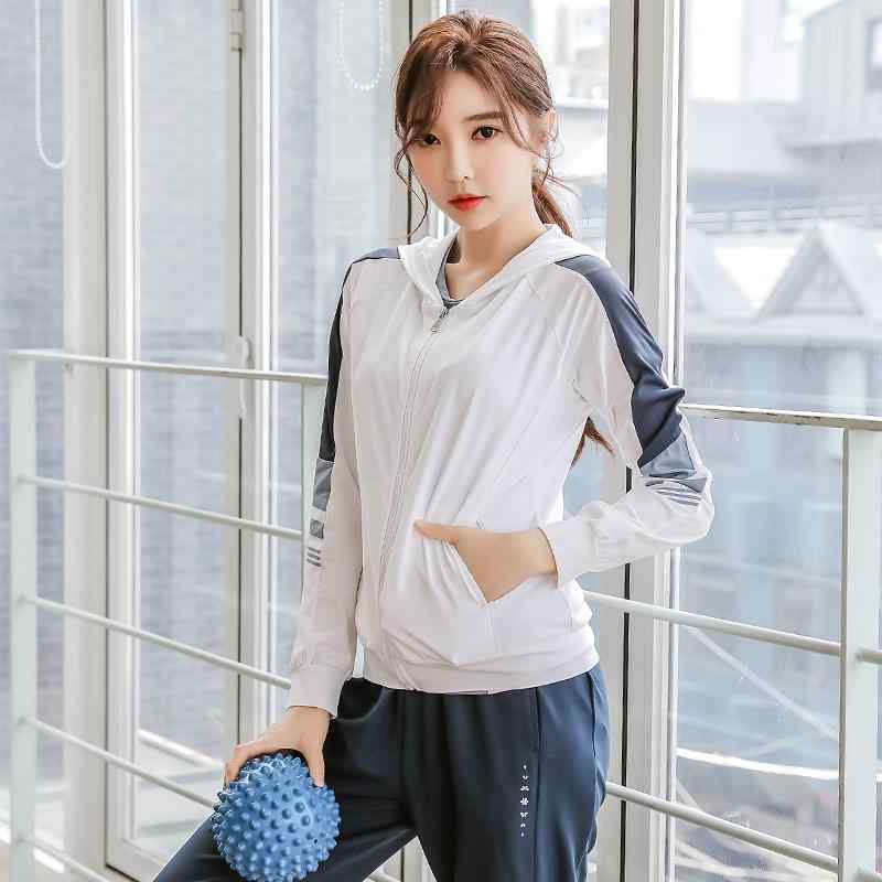 ヨガ ウェア フィットネス ウエア トップス ジム ヨガ 服 トップ ルーズ 速乾性 ランニング スポーツ ジャケット 長袖