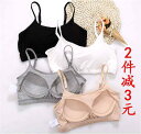ブラジャー レディース スポーツブラ フィットネス ヨガ用品 下着 おしゃれ 運動用 パッド付き スチールリングなし ショート ストラップ ラップ チューブトッ...