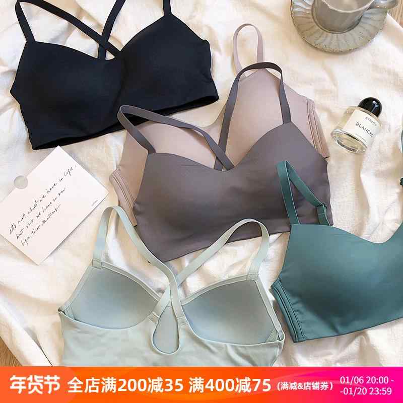 ブラジャー レディース スポーツブラ フィットネス ヨガ用品 下着 おしゃれ 運動用 モーダル 美しい背中 シームレス ベスト スチールリングなし ギャザー
