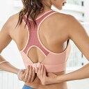 ブラジャー レディース スポーツブラ フィットネス ヨガ用品 下着 おしゃれ 運動用 オールインワン 耐衝撃 ランニング ギャザー たるみ防止 ベスト