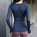 ヨガ ウェア フィットネス ウエア トップス 速乾性 シャツ フィットネス 服 レディース長袖 スポーツ トップ ジム トレーニング タイト フィット ヨガ 服...