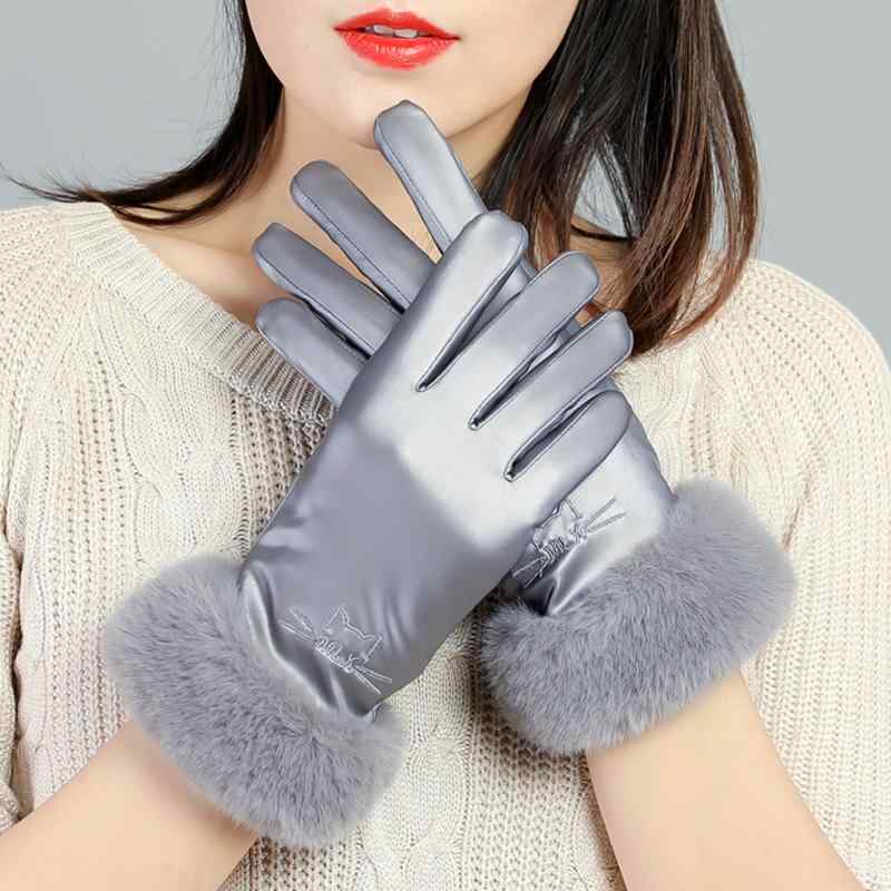 手袋 レディース 秋冬 防寒 暖かい 厚手 裏起毛 タッチパネル スマホ 撥水加工 中綿 5本指 運転 ドライ..