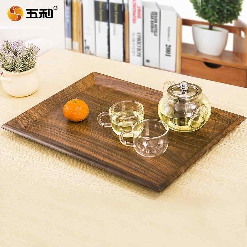 トレイ 木製 おしゃれ カフェ プレート 茶色 黒 グレー 木目 スクエア 円形 北欧 モダン 洗える 防カビ 防湿
