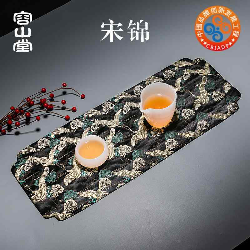 テーブルランナー 和 短め レトロ アジアン 洗える 布 刺繍 インテリア 食卓飾り ダイニング 茶道 ティーマット 花 鳥