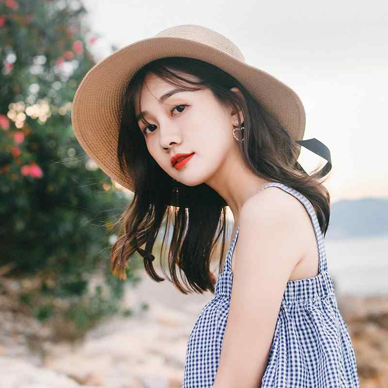 麦わら帽子 レディース つば広 ストローハット 春夏 UVカット 紫外線対策 日よけ 普段使い ビーチ リゾート ビーチ 旅行 アウトドア リボン 韓国風 おしゃれ かわいい
