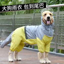 犬のレインコート 大型 ゴールデン レトリバー ラブラドール 中型犬 大型犬 防水 オール インクルーシブ ポンチョ ペット 用 雨 服