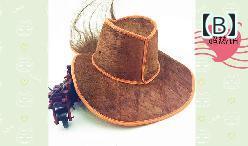 帽子 男性 メンズ カウボーイハット ウェスタンハット 麦わら パーム つば広 ワイドブリム 日よけ UVカット フリンジ ハイクラウン 演出 舞台衣装 アウトドア レジャー 旅行 ストリート 個性的 スタイリッシュ