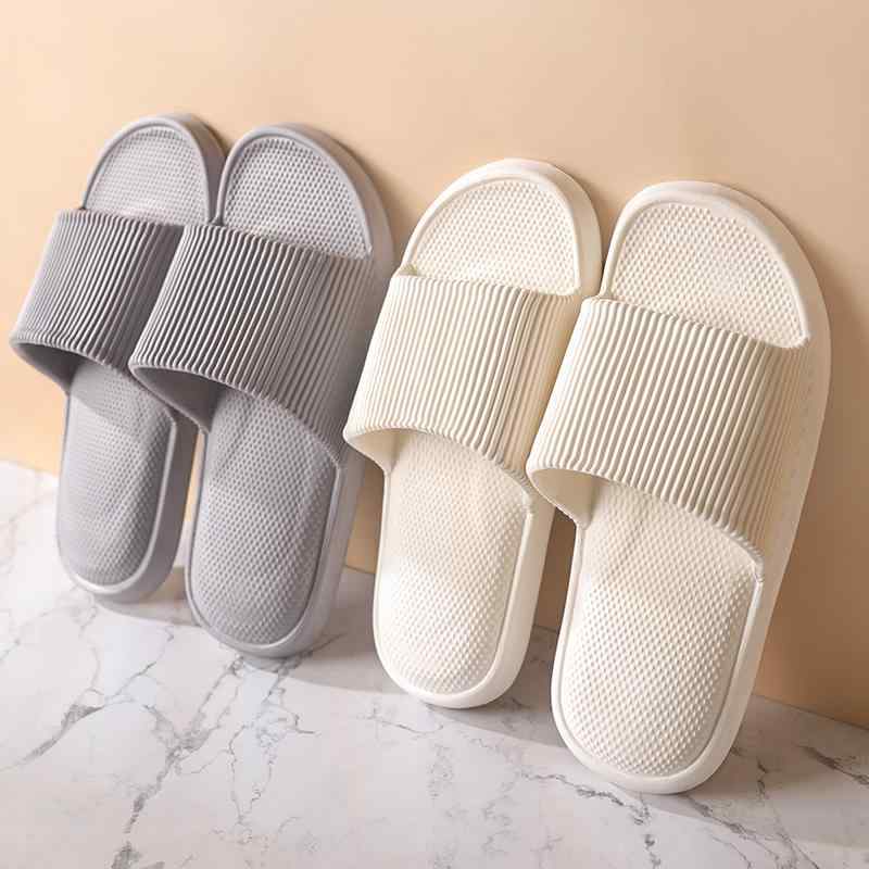 サンダル 男女兼用 厚底 PVC 滑り止め 浴室 シャワー ベランダ 屋外兼用 ルームシューズ 室内履き ソフト クッション 軽量 速乾 ウォッシャブル シンプル カップル ユニセックス