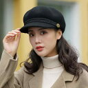 帽子 おしゃれ 帽子 レディース ウール帽 カジュアル ピーク ハット フェルト ハット