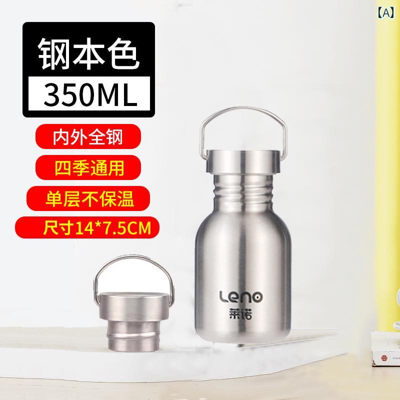 水筒 メンズ 304ステンレス 大容量 アウトドア スポーツ 携帯用 フィットネス シングルウォール ダブル..