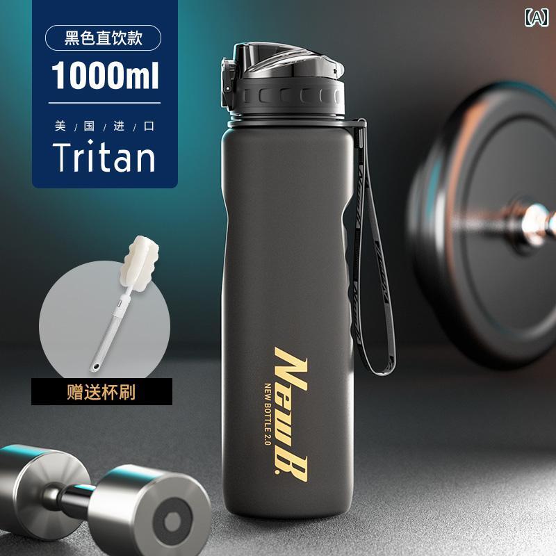 水筒 メンズ 男性用 スポーツ フィットネス 大容量 ボトル アウトドア 通学 通勤 学生 普段使い トライタン製 軽量 耐熱 直飲み 2リットル 夏 シンプル