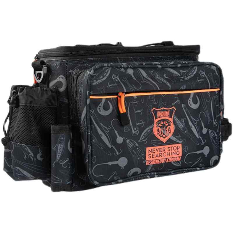 フィッシングバッグ ルアー用 多機能 軽量 大容量 ウエストバッグ ショルダーバッグ 斜めがけ ボディバ..