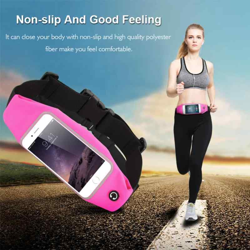 ランニングポーチ 男女兼用 タッチスクリーン 透明窓 スマホ収納 ジョギング ウォーキング サイクリン..