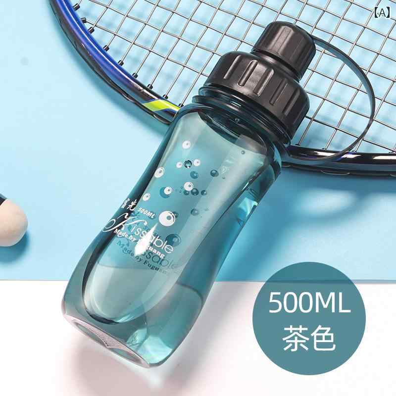 水筒 男性用 大容量 プラスチック製 BPAフリー スポーツ アウトドア 携帯用 ステンレス茶こし ストラップ 頑丈 2
