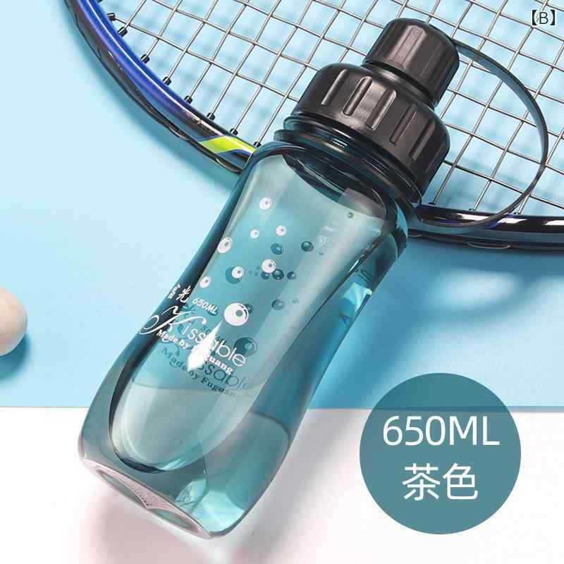 水筒 男性用 大容量 プラスチック製 BPAフリー スポーツ アウトドア 携帯用 ステンレス茶こし ストラップ 頑丈 3