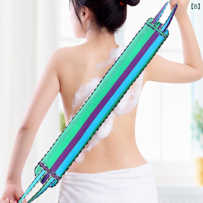 ボディタオル あかすりタオル レディース メンズ 背中洗い 自分用 ロングタイプ 届く 身体洗い 泡立ち ソフト 強め 爽快