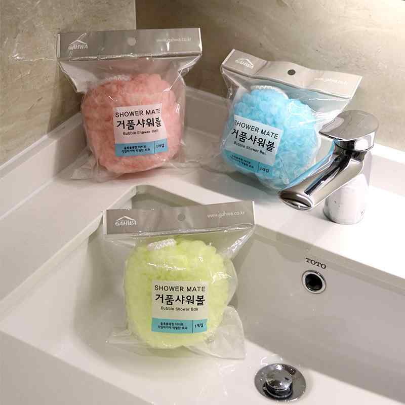 ボディスポンジ レディース 大きめサイズ ふわふわ ソフト 泡立てネット 豊かな泡立ち 体洗い 崩れにく..