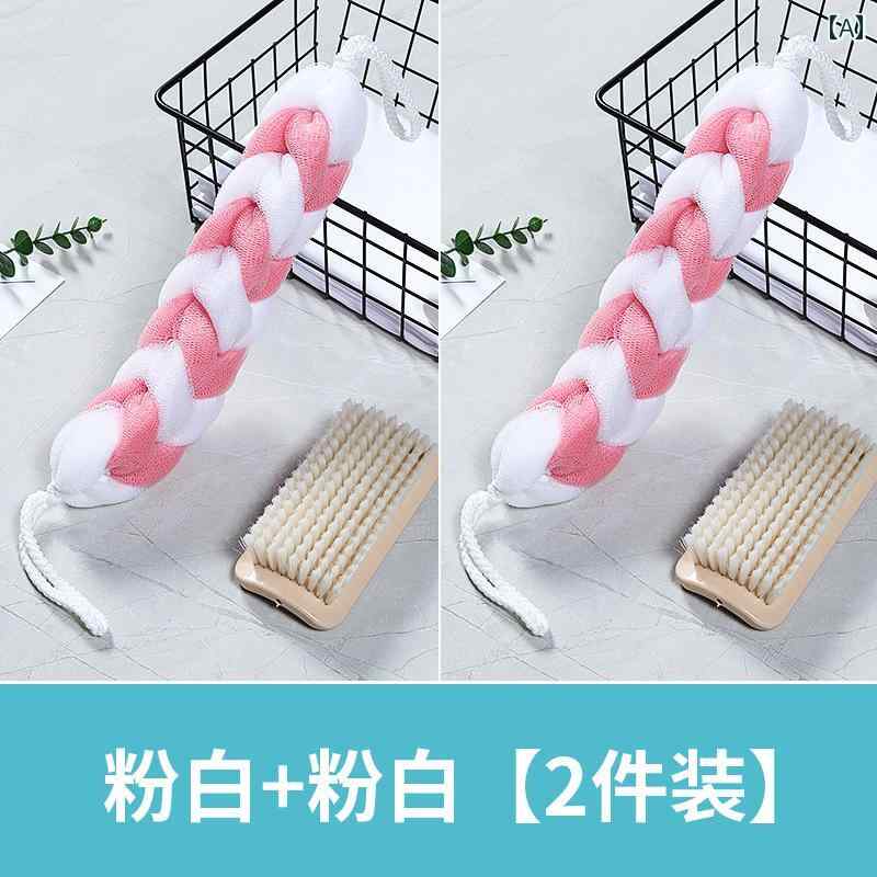 バス用品 泡立てネット ボディブラシ 垢すり 背中洗い用 体洗い 家庭用 お風呂用 ...