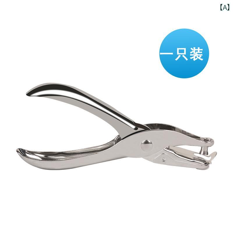 穴あけパンチ 手動 1穴 丸穴 小型 文房具 かわいい 多機能 ルーズリーフ 製本用 学生 学習 ハンドメイ..