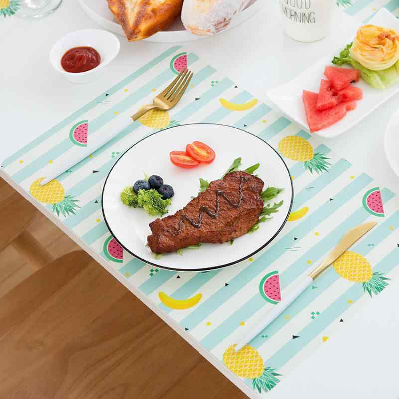 ランチョンマット 北欧風 シンプル おしゃれ ダイニング 食卓用 テーブルシート 防水 撥水 防油 耐熱 ..