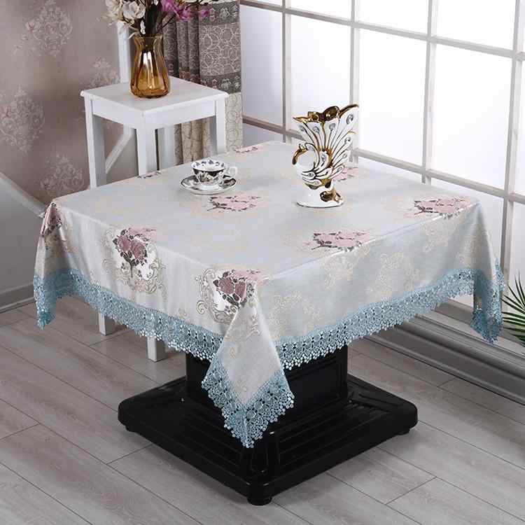 テーブルクロス スクエア 円形 長方形 家庭用 リビング ダイニング 食卓 コーヒーテーブル センターテーブル 麻雀卓用 布製 植物柄 花柄 カントリー 調 カントリー調