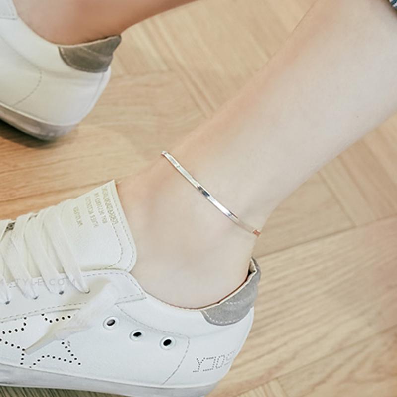 s925アンクレット 女性 学生 スターリング シルバーアンクレット アンクレット 韓国 シンプル ガールフレンドギフト