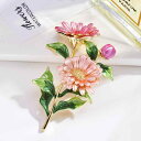 ブローチ フォーマル 卒業式 入学式 おしゃれ ピン ピンク デイジー 花 アクセサリー レディース 大人 可愛い 母の日 ギフト エレガント