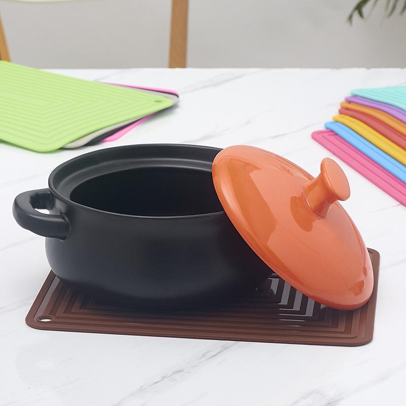 鍋敷き シリコン 厚手 大判 耐熱 滑�