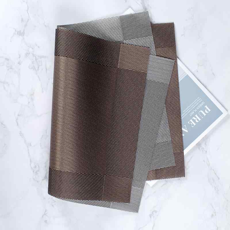 テーブルウェア PVC テスリン 北欧風 シンプル 防水 断熱 厚手 ウォッシュド 速乾 ランチョンマット テ..