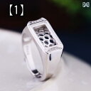 指輪 リング 空枠 DIY リング枠 アクセサリー パーツ ハンドメイド 材料 装飾 カラワク 土台 スターリングシルバーリング エンプティホルダー メンズ 光...