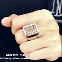 指輪 リング 空枠 DIY リング枠 アクセサリー パーツ ハンドメイド 材料 装飾 カラワク 土台 スターリングシルバー 光沢 エンプティホルダー 象眼細工 ...