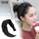 カチューシャ 幅広 痛くなりにくい 大人 ヘアアクセサリー レディース 韓国 前髪 おしゃれ プレゼント シンプル チェック柄 結び 赤 黒 紺