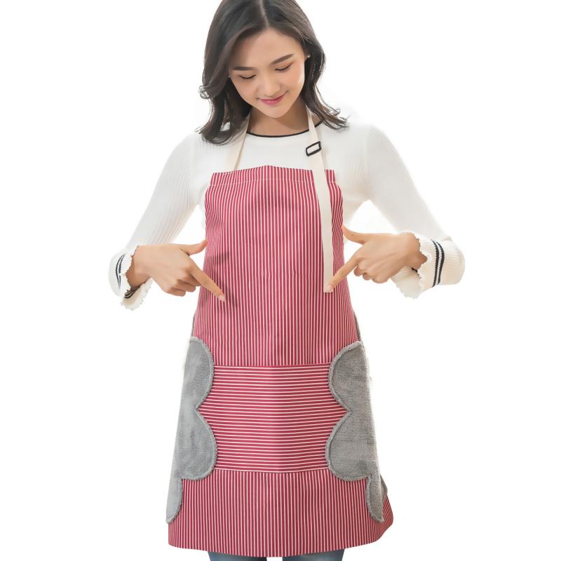 エプロン 男女兼用 家庭用 キッチン 料理用 防水 撥水加工 油汚れ防止 手拭き おしゃれ かわいい 和風 ..