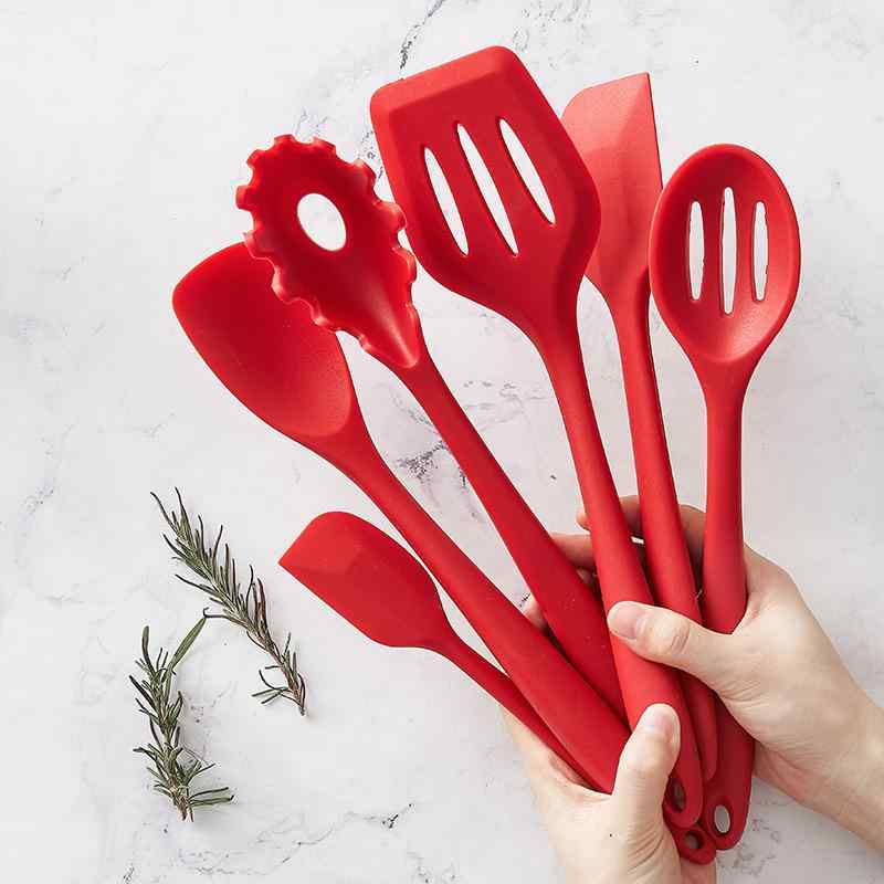 Glass Bowls - キッチンツール シリコン製 10点セット フッ素加工フライパン 調理器具セット 家庭用 フライ返し お玉 ターナー トング 泡立て器 ヘラ