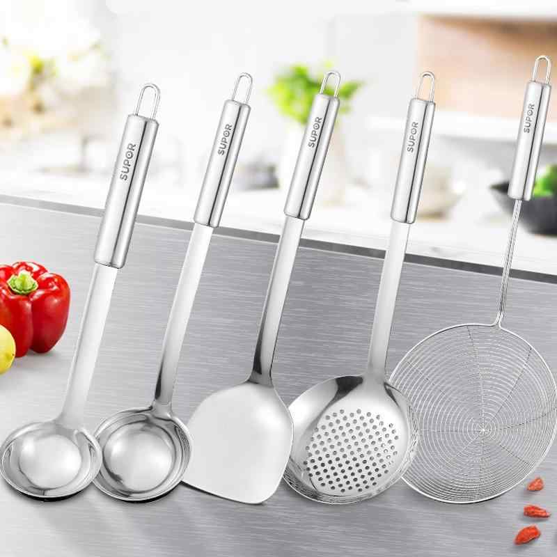 調理器具セット ステンレス製 家庭用 フライ返し ターナー お玉 レードル 穴あきお玉 網じゃくし 食洗..