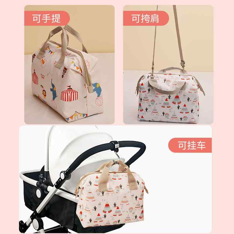 おむつポーチ ベビー 赤ちゃん 携帯 防水 収納袋 お出かけ 旅行 持ち運び 着替え入れ 多機能 オムツバ..