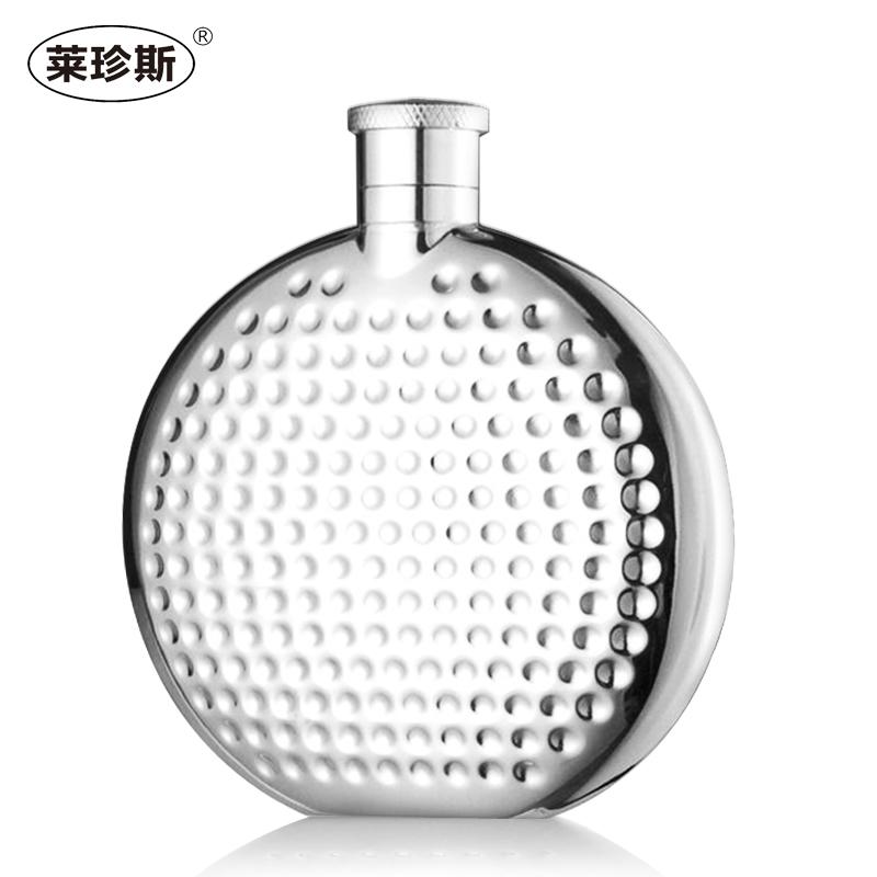 Bowl - スキットル フラスコ 304ステンレス 丸型 アウトドア キャンプ 携帯用 軽量 コンパクト スタイリッシュ 鏡面仕上げ