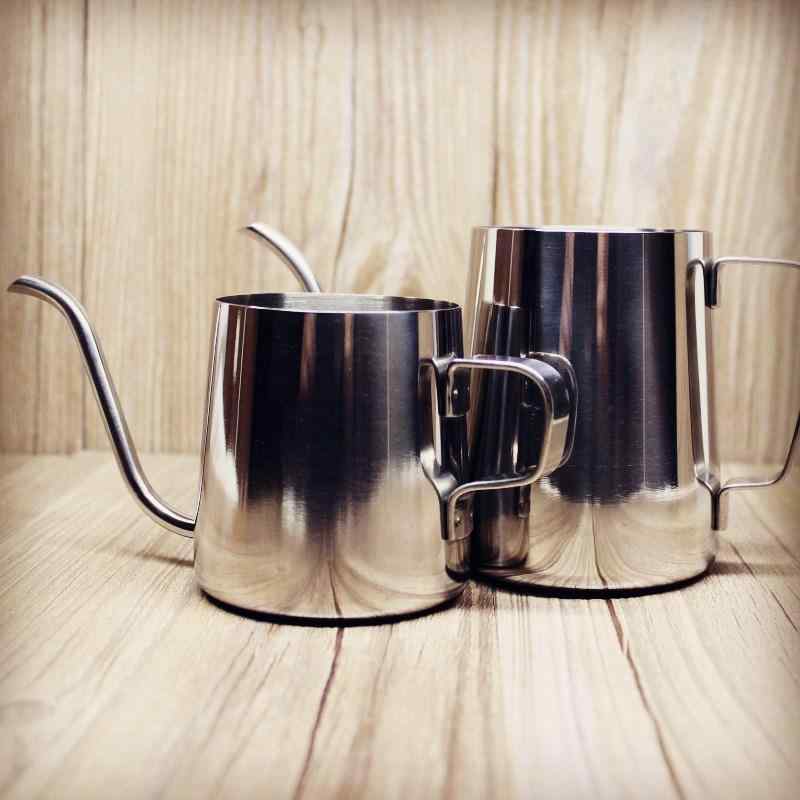 コーヒー ドリップケトル ハンドドリップ用 304ステンレス製 グースネック ミニ コンパクト 小型 軽量 自宅用 アウトドア コーヒー用品