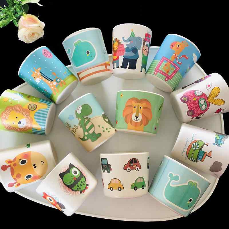 コップ キッズ ベビー 幼児 うがい 歯磨き 水飲み カップ 竹 キャラクター アニマル かわいい ハンドル..